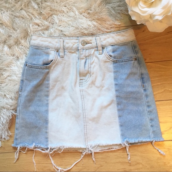 PacSun Dresses & Skirts - Two Tone Denim Mini Skirt